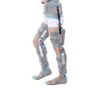 XBDLYQBD Hip Knee Ankle Foot Orthosis, Hinged Knee Foot Support Brace, Waist/Knee Ankle Foot Joint Fixation Brace, Legs Can Be Bent, for Hip Fracture, Sciatic Nerve Pain Relief