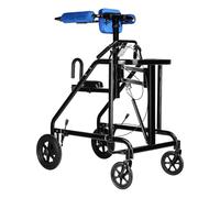XBDLYQBD Standing Walking Aid Medical Walking Aid with Adjustable Height, Portable Rollator, Hemiplegia Rehabilitation, Standing Frame for Adults, Walking Aid for the Disabled