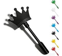 Xbemkste Credit Card Wand 3D Printed Wand Taps To Pay Crown Design Magical Contactless Payment Card Holder with Hidden Slot for Kids Secure Fun Tool for Self-Checkout (Black)