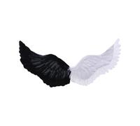 Xbemkste Fallen Angel Wings for Kids Feather Wings Fancy Dress Costume for Halloween Christmas Carnival Party Fairy Costume Cosplay for Kids Girls Multiple Colours (P)