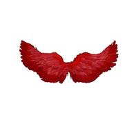Xbemkste Fallen Angel Wings for Kids Feather Wings Fancy Dress Costume for Halloween Christmas Carnival Party Fairy Costume Cosplay for Kids Girls Multiple Colours (H)