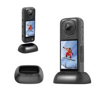 XBERSTAR Camera Mount Stand Base for Insta360 X4 Silicone Desktop Stand Base Vertical Protective Holder