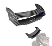 XBERSTAR Carbon Fiber Rear Wing Tail Spoiler for Arrma 1/8 Typhon 6s BLX RC Car Adjustable Tail Wing (Blue)