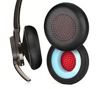 XBERSTAR Ear Cover for Plantronics Voyager Focus UC B825 Binaural Headset Headphones Leather Replacement Earpad Ear Cushion (Black)