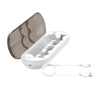 XBERSTAR Economical HX9210 HX9200 Travel Charger Case w/AC Charer+US Cable for Philips Sonicare DiamondClean HX9340 HX9350 HX9382/HX9342/HX939L Toothbrushes (White)
