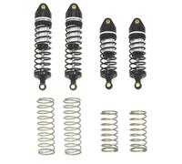 XBERSTAR Front Rear RC Shock Absorber for ARRMA 1/16 Mini Kraton 3S，Black | Aluminum Shock Absorber,Shock Absorber Damper Upgrade Replacement Parts