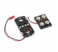XBERSTAR Magnetic Stealth Invisible Body Shell Post Mount for 1:10 RC Car SCX10 D90 TRX4 (BLACK)