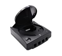 XBERSTAR Plastic Shell, Translucent Case Convenient Shock Absorbing for SEGA Dreamcast DC (Black Shell)
