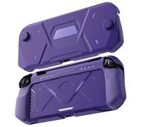 XBERSTAR Protective Case for Switch 2,PC Front Cover + Soft Back Shell Dockable Case TPU Cover Split Design (Purple)