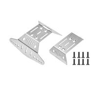 XBERSTAR RC Chassis Armor for ARRMA 1/16 Quake Grom/Gorgon Grom Front Rear Stainless Steel Chassis Armor Protector Skid Plate