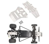 XBERSTAR RC Chassis Armor for Tamiya 1/10 Hornet EVO RC Front Rear Chassis Guard Stainless Steel Skid Plate (Front Rear Chassis Armor)