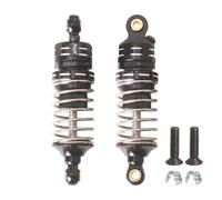 XBERSTAR RC Shock Absorber for Tamiya 1/10 Hornet EVO RC Front Rear Shock Absorber Aluminum Spring Damper Suspension (Black Front Shock Absorbers)