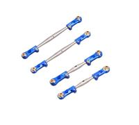 XBERSTAR RC Steering Link Rod for Arrma Fury Mega 1/10 RC Front Rear Steering Link Rod Accessories Upgrade Parts (Blue)