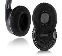 XBERSTAR Replacement Ear Pads, Protein Skin & Sponge, for Sennheiser RS120, HDR120, RS100, RS110, RS115, RS117, RS119 Headphones (Black)