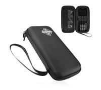XBERSTAR ti-84 case-Case for Texas Instruments TI-84 TI-83 Plus CE Graphing Calculators and More - Hard EVA Travel Carrying Shockproof Storage Bag (Black Zipper)