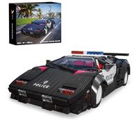 Xbert Police Car Building Blocks Set,Super Sports Race Car Building Kits, Collectible Cool Vehicles Model for Home Decor, Birthday Gift for Adults and Boys Age 8-14(1383PCS)