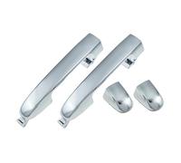 XBFHTUYJF 1 2 4pcs for Chrome Exterior Door Handle Front Rear Left Right Side for 2010-2013 for Kia for Forte for Cerato 82652-1X010 82662-1X010 Door Handle(2pcs Rear Pai)