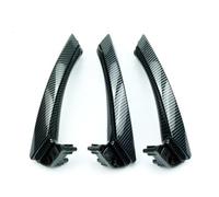 XBFHTUYJF Chrome-Plated 6PCS Full Set LHD RHD Passenger Interior Door Pull Handle Cover Trim for 3 Series E90 E91 E92 316 318 320 325 328i 2005-2012(LHD Set Carbon Fiber)