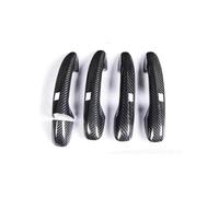 XBFHTUYJF Full Dry Carbon Fiber Door Handle Cover Trim for Benz A B C E S for CLA CLS GLB GLC GLE EQA EQB EQC W205 4 5 Pieces LHD/RHD Door Handle(RHD Four Hole)