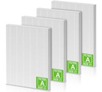 XBGG 4 Pack 115115 HEPA Replacement Filter Compatible with Winix PlasmaWave Air Purifier C535 AM90 5300 6300 5300-2 6300-2 C909, 115115 Filter A Size 21 for Winix C535