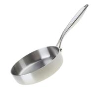 XBGLFZS Frying Pans Non-Stick Stainless Steel, Wok Pans, Large | Egg Pans Stainless Steel for Induction Stove, Wok Pans with Handle for Home Induction Electric