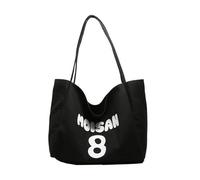 XBGLFZS Functional Canvas Shoulder Bag for Student Large Capacity | Multi Pocket Canvas Bag for Easy Organization, Practical Shopping Pack for Work, Travel or Daily Essential