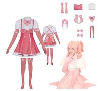 XBGXBG Haruka Gushing over Magical Girls Cosplay Costume Full Set with Wig & Accessories for Halloween Anime Convention Party