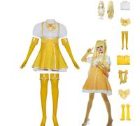 XBGXBG Magia Sulfur Gushing over Magical Girls Cosplay Costume Full Set with Wig & Accessories for Halloween Anime Convention Party