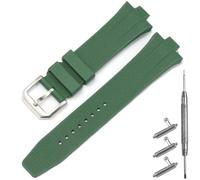 XBHSW 26mm Quick Release Silicone Watch Strap for Citizen Tsuyosa Ref NJ0150 NJ0151 NJ0152 NJ0151-53M NJ0150-56L NJ0151-53X Band, MilitaryGreen, One Size