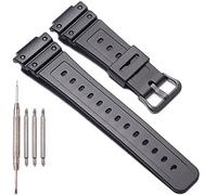 XBHSW Resin Strap Compatible with Casio DW-5900 DW-5600 GW-M5610 GW-6900 DW-6900 G-6900 Mens Replacement Watch Band Sports Waterproof Bracelet