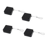 xbiez 1/2/4Pcs Retractable Remote Control Tethers With Adjustable Leashes TVs Remote Tethers For TVs And DVDs