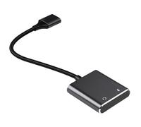 xbiez 12cm Long USB External Sound Card Sound Adapter Cable Converter Wire With 3.5mm Port For Headphones And Microphone