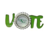 xbiez 1920s Sorority Ladies' Brooch Social Event Pin Badges Gifts Charity Public Women's Brooch Pin Pearls Studded