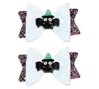 xbiez 1pair Children Halloween Hair Pin Decorative Festival Hairpin Luxurious Party Hairclip for Kids and Adults
