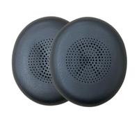 xbiez 1Pair Ear Pad Replacement Protein Leather Earpads Cushions Sponges Covers Earmuffs For 45h/Evolve2 65 40 MS UC USB Headphones Cushion Cover