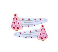 xbiez 1Pair Lovely Christmas Hair Clip For Women And Girls Nonslip Designs Hair Barrettes For Christmas Festival Celebrations