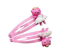 xbiez 1pair Lovely Pattern Barrettes Girls Birthday Hairpin Trendy Comfortable Hairpins for Children's Birthday Party