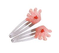 xbiez 1pair Lovely Pattern Barrettes Girls Birthday Hairpin Trendy Comfortable Hairpins for Children's Birthday Party