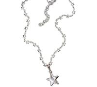 xbiez 2023 Vintage Y2k Necklace Aesthetic Star Pendant Necklace Cool Hip Hop Chain Necklaces Girls Ornament Necklaces For Men Women