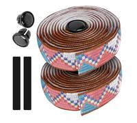 xbiez 2Pcs Bikes Handlebars Tape Bicycles Handlebars Wrap Cycling Wrap Tape NonSlip Shock Bicycles Shock Absorbing Sweat Absorbing Comfortable