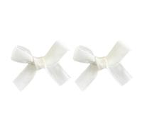 xbiez 2Pcs Bow Hair Clips, Ribbon Hair Bow, Hair Bows for Womens, Mini Bow Hair Clip, Vintage Hair Bows Hair Barrette