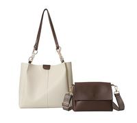 xbiez 2Pcs Contemporary Crossbody Bag for Everyday Use Lightweight PU Underarm Bags Spacious Comfortable Shoulder Strap Friendly Underarm Bag Small Crossbody Purse Large Capacity Shoulder Bags