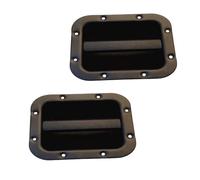 xbiez 2Pcs Heavy Duty Black Steel Speakers Cabinet Handles Ergonomic Easy Portability Professional Stage Box Carry Gear Strong Stage Handle