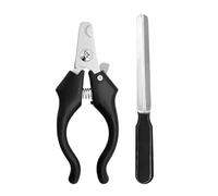 xbiez 2pcs Pet Nail Cutter with Nail File Dogs Claws Grooming Tool with Anti Slip Handle Nail Trimmer Animal Pet Supplies