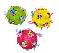 xbiez 3Pcs Bird Foraging Parrot Cage Toy 2.4-in Foot Chewing for Small Animals Gerbils Hamsters