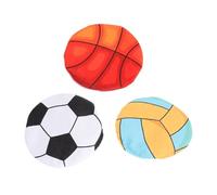 xbiez 3PCS Filled Catmint Cat Crinkle Toy Cute Cuddling Playing Toy Plush Round Plush Crinkle Indoor Interactive Playing Toy