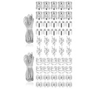 xbiez 52pack Imitation Wood Beads Hair Cuffs Hair Pendants Wrapped Braid Accessories for Stylish Men Women Kids