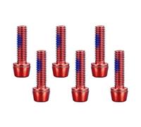 xbiez 6pack Bike Brake Calipers Bolts Stainless Steel Screw Calipers Screws Retainers For Accessory Mounting Durability Alloys Cycling Stem Bolts