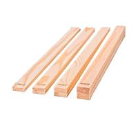 xbiez 8Pcs Wood Sheets Pottery Tool 3/5/7/10MM Rectangle Mud Stick Guide for Pottery Polymer Thickness Wood Guide Rails