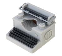xbiez Antique Miniature Typewriter Dollhouses Accessory with Movable Keys for Collectors and Retro Decors Enthusiasts Miniature Scene Typewriter Display